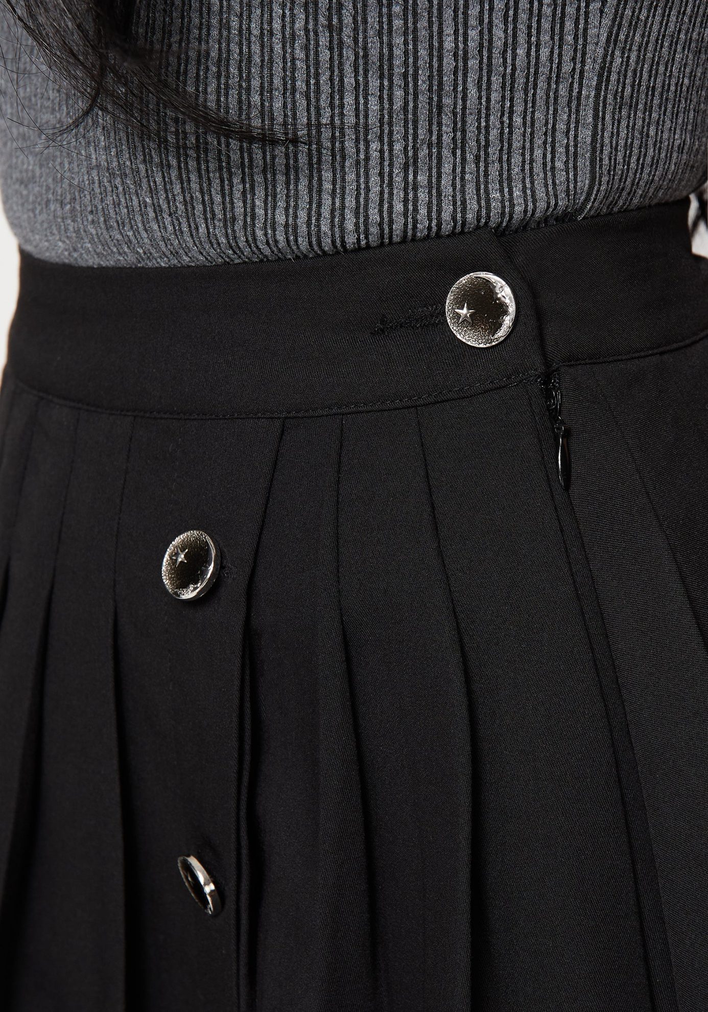 Moonage Pleated Mini Skirt - Image 2